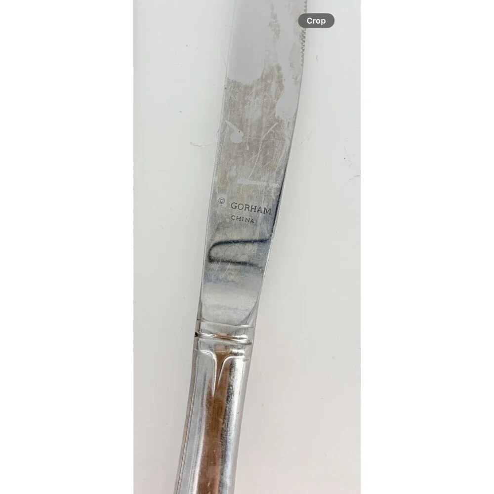 Gorham Meredith Solid Dinner Knives Set Of 4